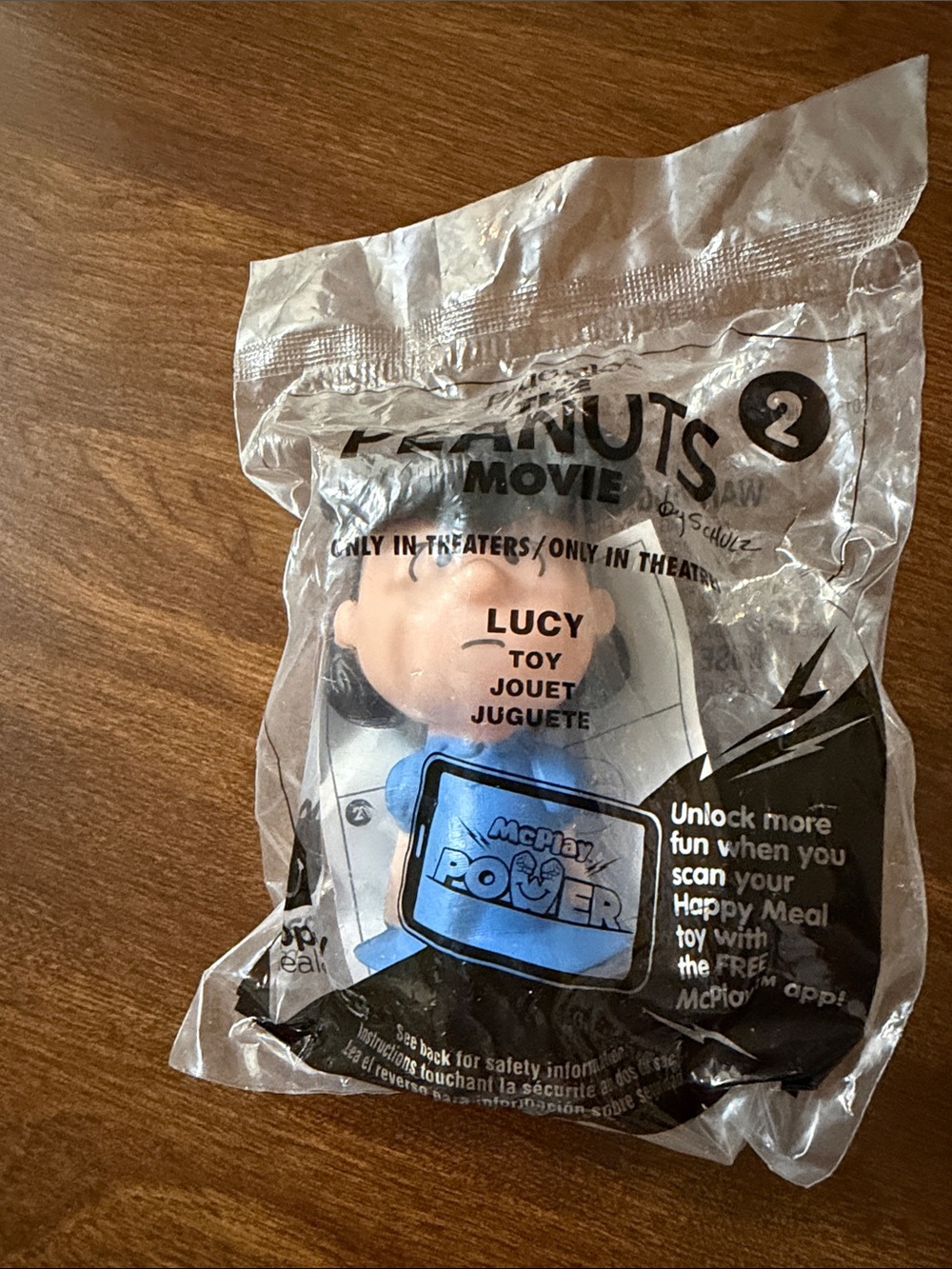 Lucy Peanuts Movie McDonald's Happy Meal Toy